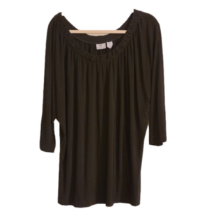 Worthington Woman Stretch Black Top 2XL